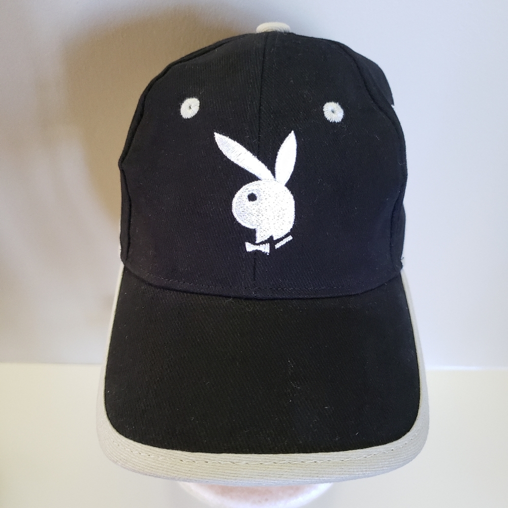 Playboy bunny motif cap.
